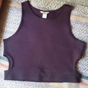 Cutout cropped tank
